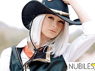 free video gallery overwatchers-ashe-rides-jesse-s-cock-through-town